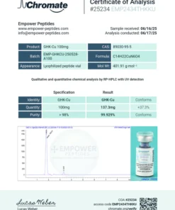 GHK-Cu – Recovery and Repair Peptide