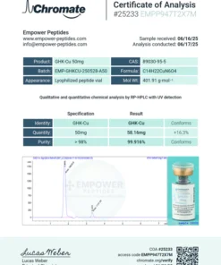 GHK-Cu – Recovery and Repair Peptide